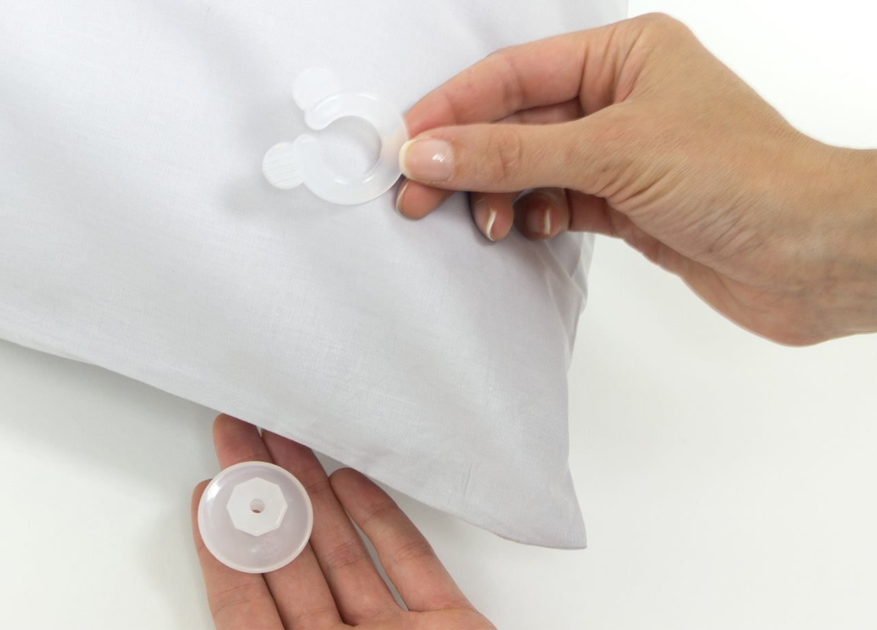 Clip Copripiumino Fissaggio Piumone Al Sacco Set 8 Pezzi Clip Set 8 Pz - 3