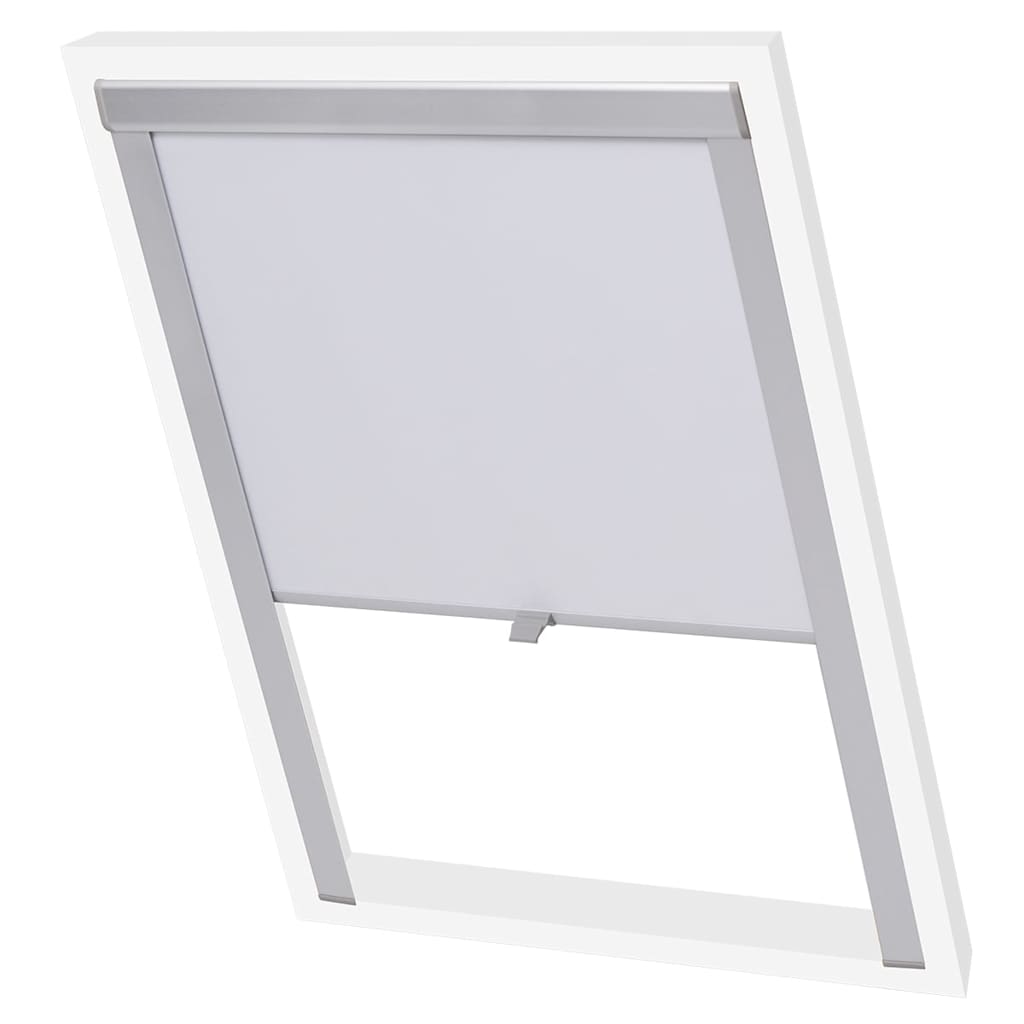 Persiana enrollable opaca blanca sk08 vidaxl
