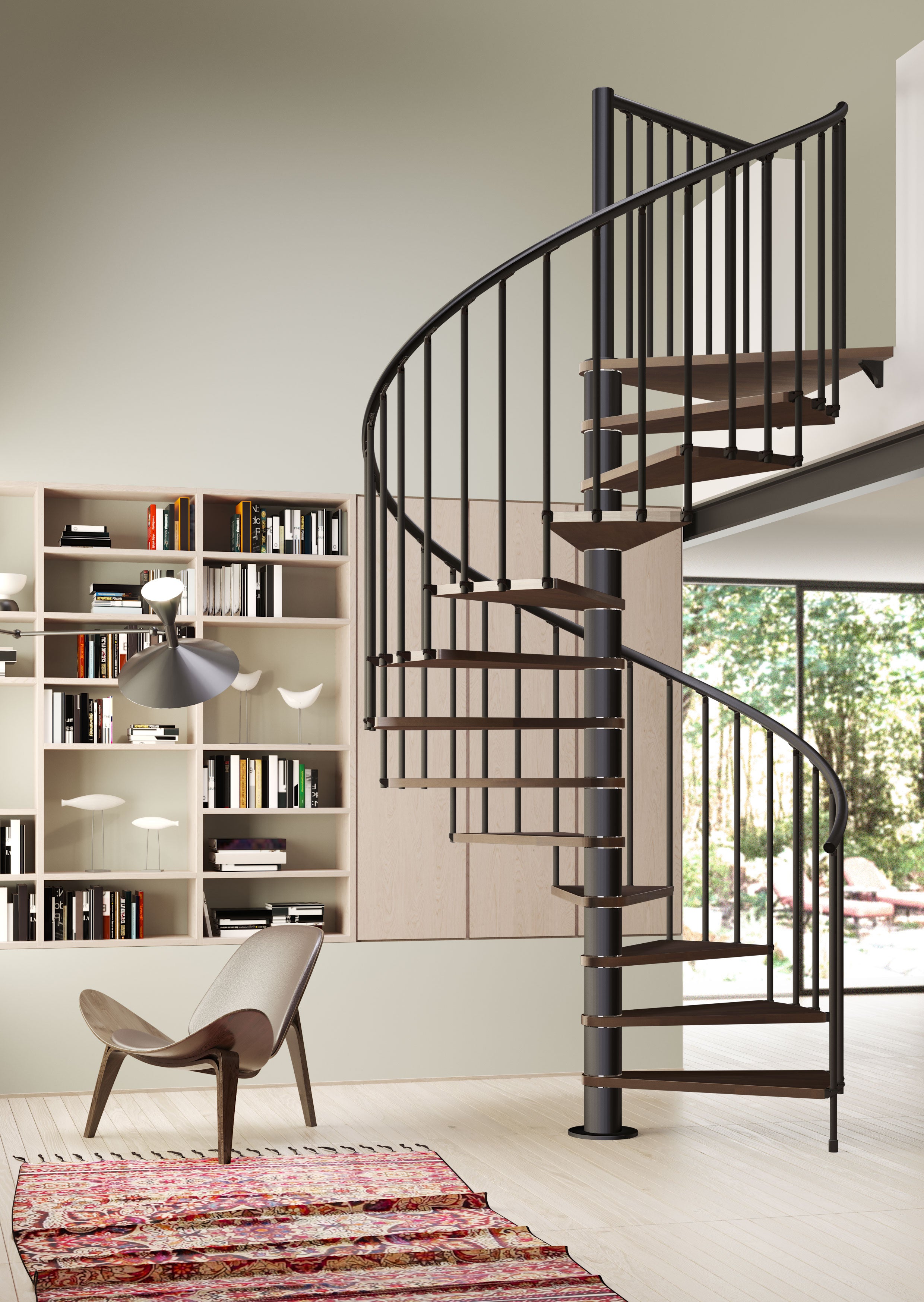 Luna - Escalier en colimaçon - Ø 120 cm - 13 Marches - 2