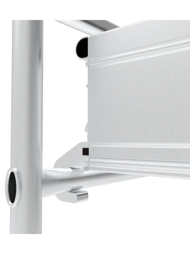 TUBESCA-Comabi - Échafaudage roulant aluminium Cross – Longueur 1,80m - Hauteur de plateau 7,85m - 2