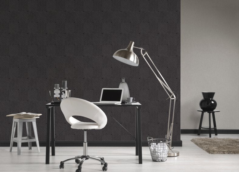 Carta da parat in tinta unita grigio chiaro Effetto monocolore Stile minimal In tessuto non tessuto Ideale per sala - 6