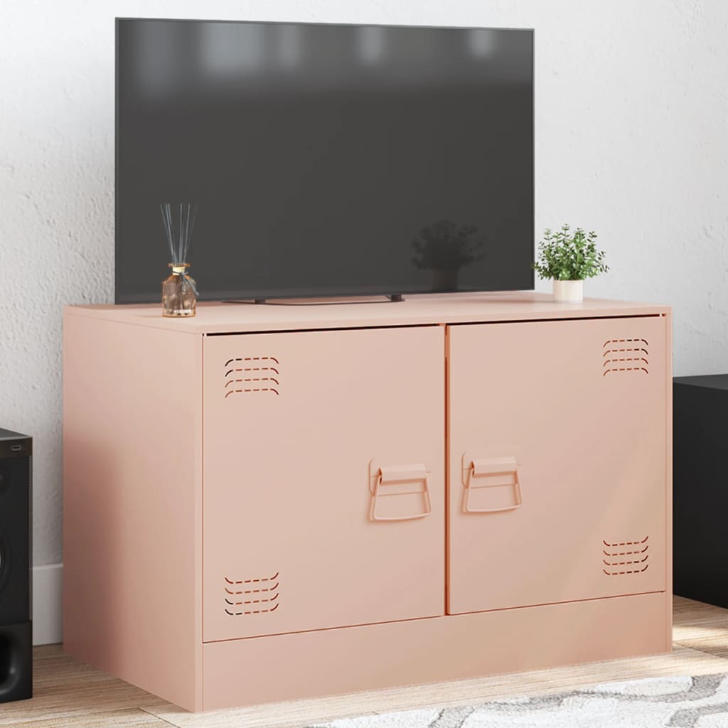 Maison Exclusive - Meuble TV rose 67x39x44 cm acier | Leroy Merlin