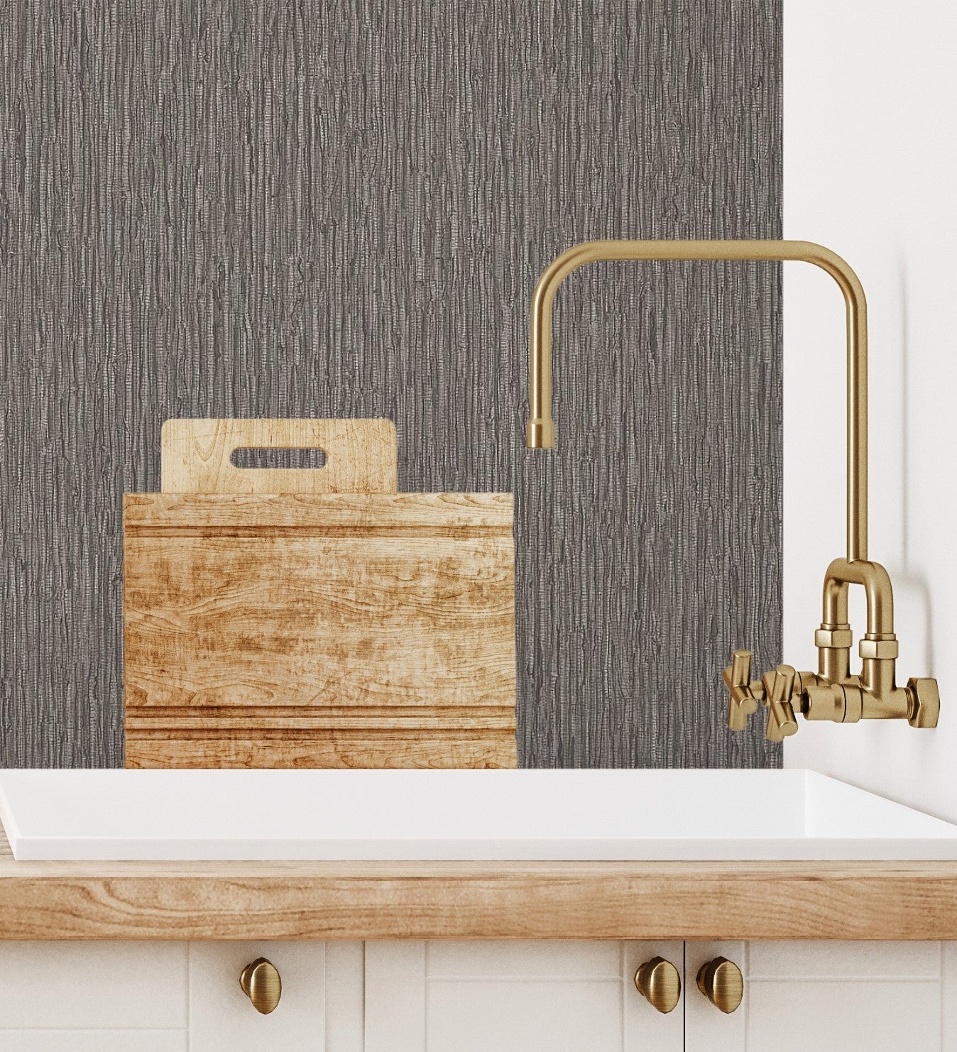 Papel pintado vinílico lavable textura en relieve - belice 680958 de gaulan - rollo de 10 m x 1,06 m