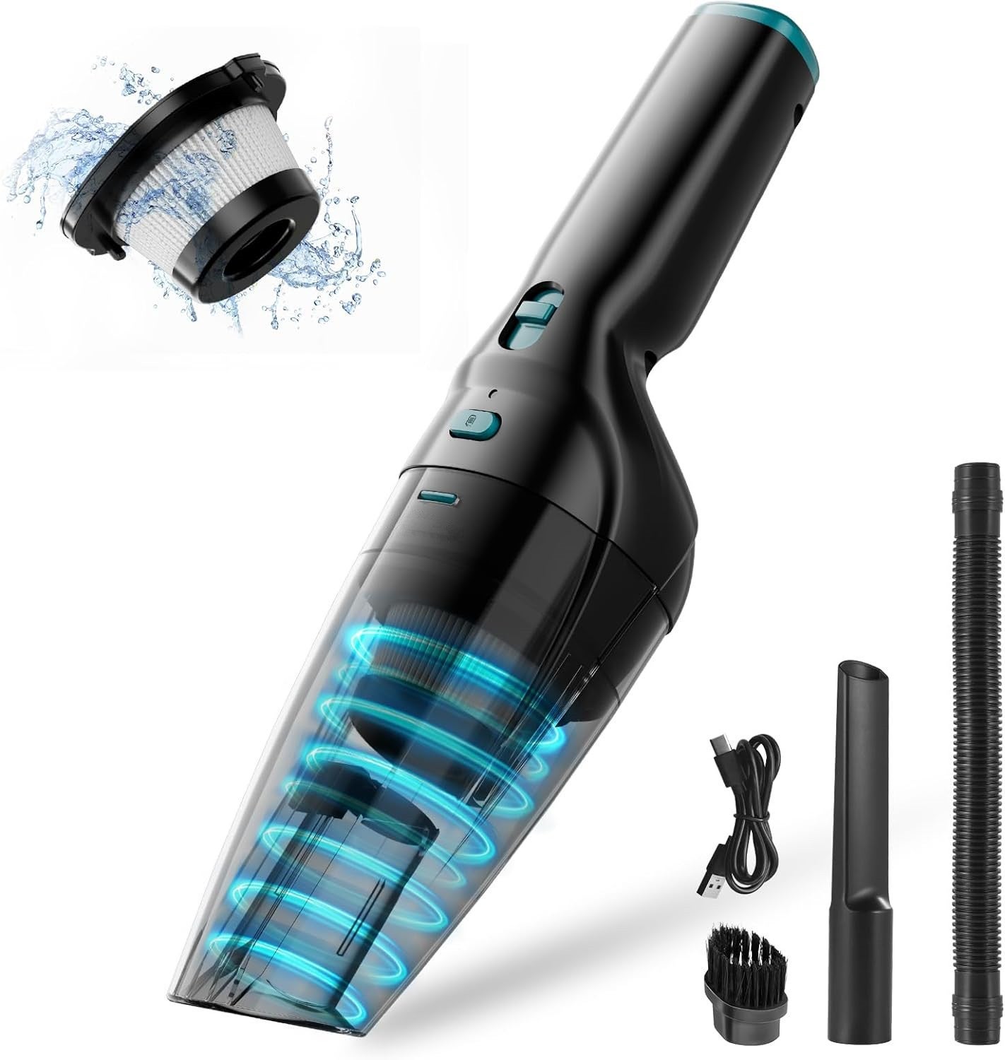 Aspirateur Voiture BSC 120W Avec Filtre HEPA – Long Cordon, Neuf