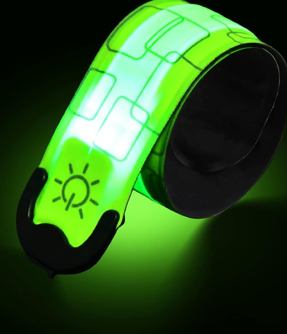 4 bracciali a LED ricaricabili: bracciale a LED USB, nastro
