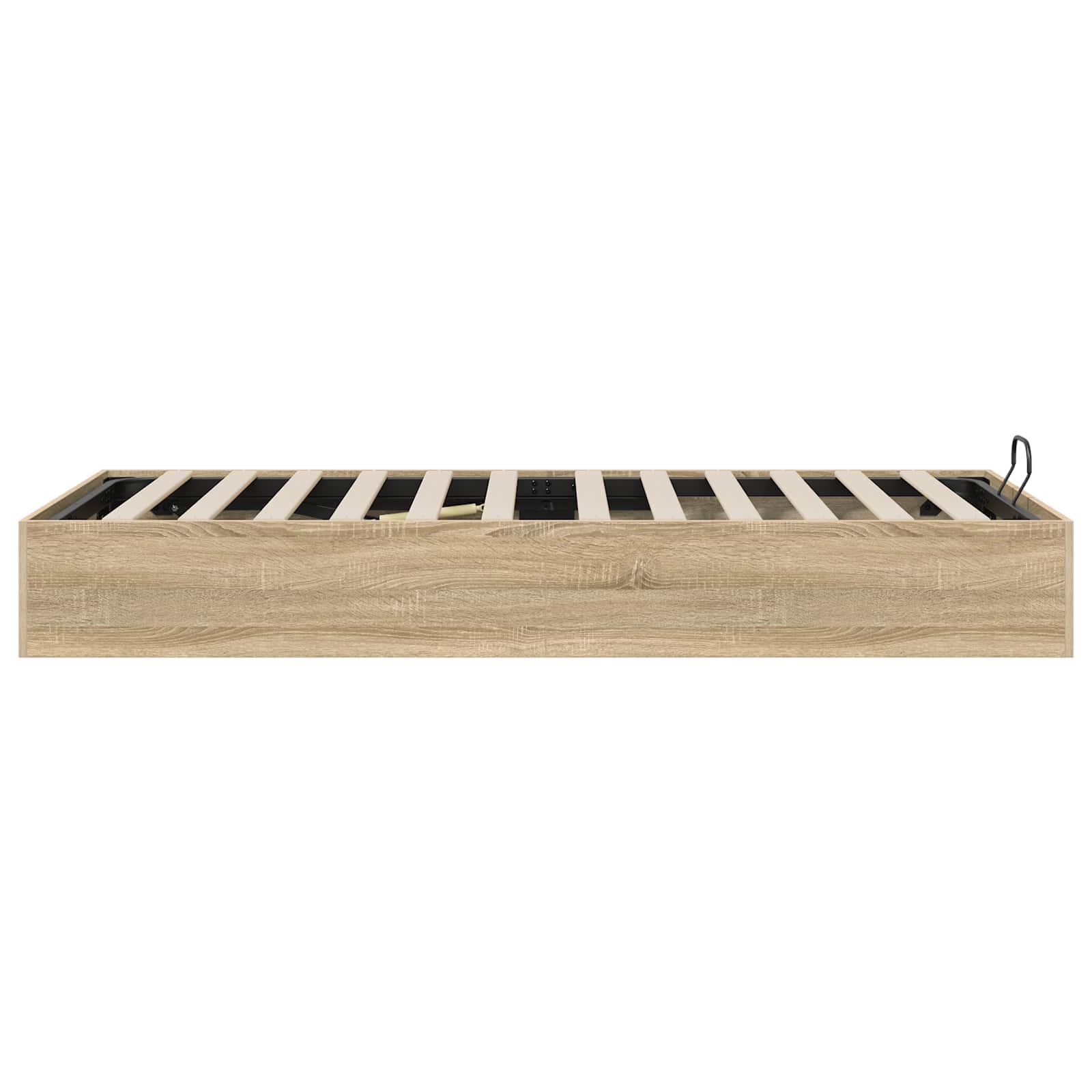 Cadre de lit ottoman chêne, pour la chambre, 75,5 × 190 cm - 6