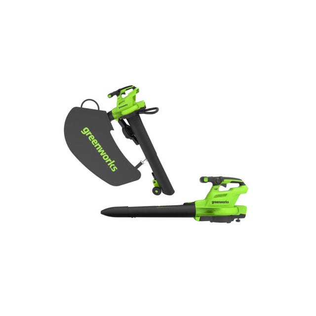 Souffleur aspiro-broyeur Brushless DVT 48V GREENWORKS - Sans batterie ni chargeur - GD48BVII