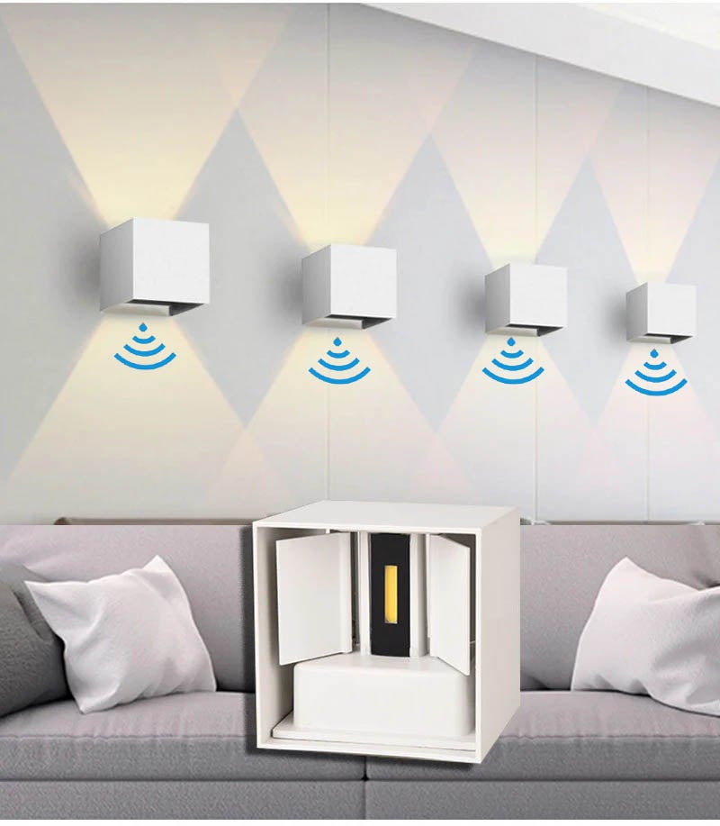 Oktaplex Lighting LED Lampe D'extérieur Ovale Avec Détecteur De Mouvement L Motion IP54-10W