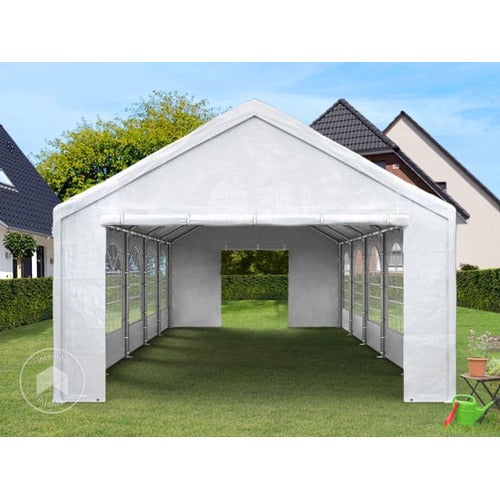 5x10 m Carpa para fiestas, PE 450, blanco - 3
