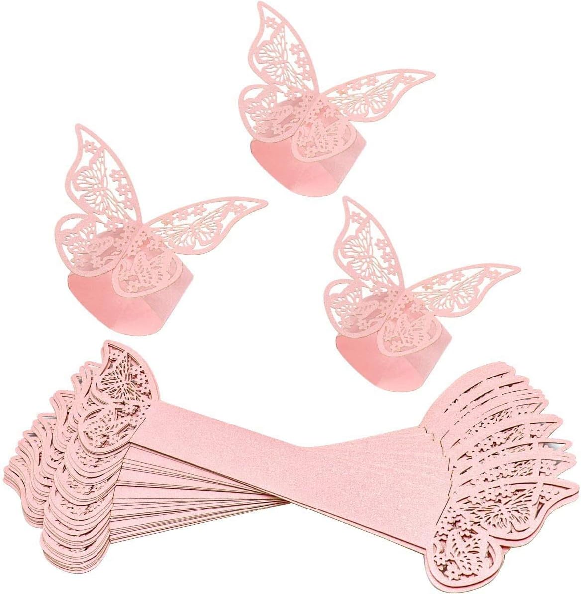Lot de 50 Boucles de Serviette Creuses en Papier Kraft Rond de Serviette de Table Personnalisé Anneaux de Serviette Mariage,pour Mariage,Fête d'anniversaire,Décoration de Table,Centre de Table Lot de 50 Boucles de Serviette Creuses en Papier Kraft Rond de Serviette de Table Personnalisé Anneaux de Serviette Mariage,pour Mariage,Fête d'anniversaire,Décoration de Table,Centre de Table