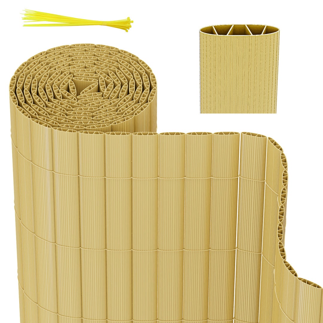 Canisse En Pvc Standard Brise Vue Pour Jardin Balcon Terrasse Habillage De Balcon Clôture, 80 X