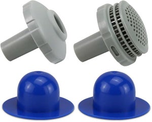 Set completo di connessione da 32 mm per filtro di ingresso piscine INTEX e ugello a getto