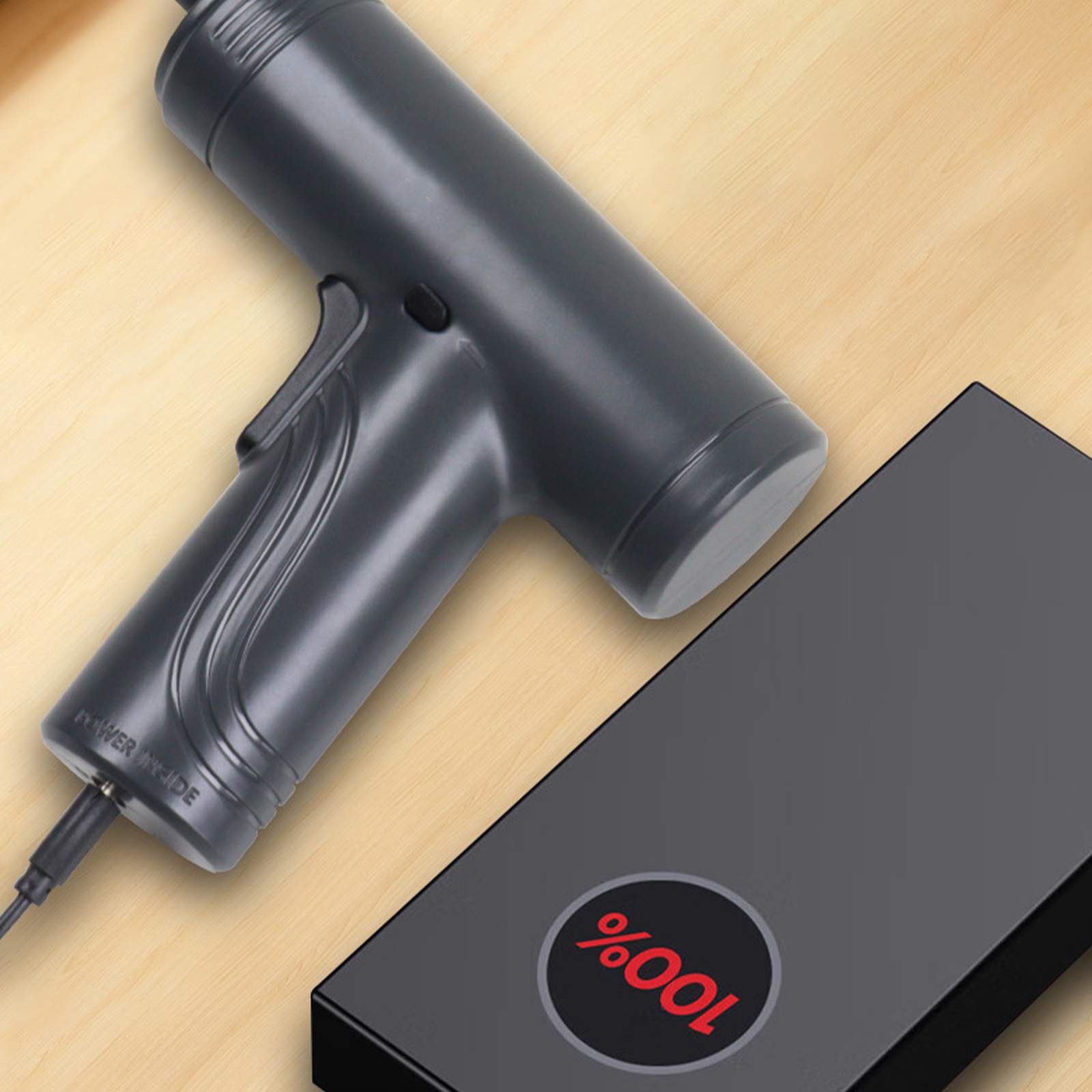 Tournevis électrique sans fil 3,7V 1500mAh avec LED, mini perceuse rechargeable + 10 embouts, poignée pistolet - 8