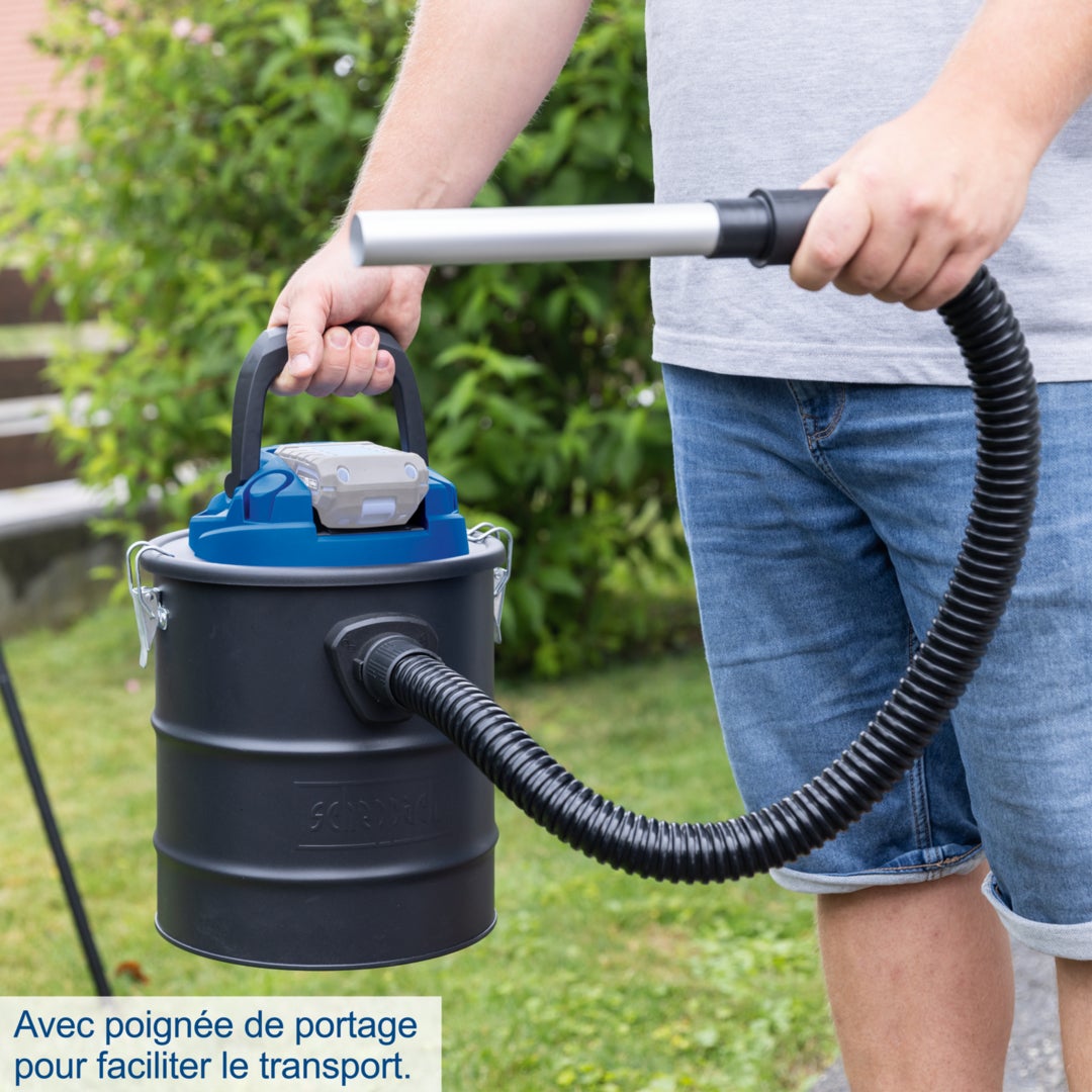 Scheppach Aspirateur à cendres 3 en 1 sans fil 20V C-AVC15-X - cuve 15L - vendu sans batterie ni chargeur - 5