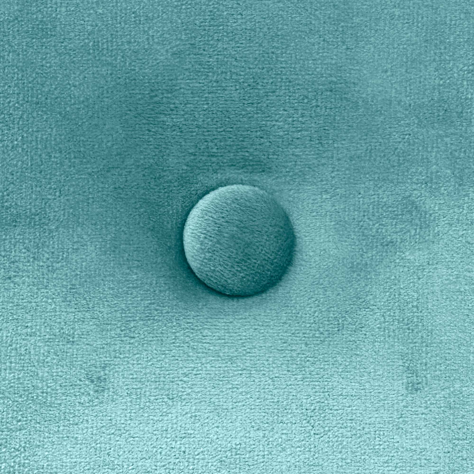 DHOME Testiera in velluto liscio con bottoni alta gamma moderna testiera imbottita per letto di lusso (Turchese, 160x50cm) - 2