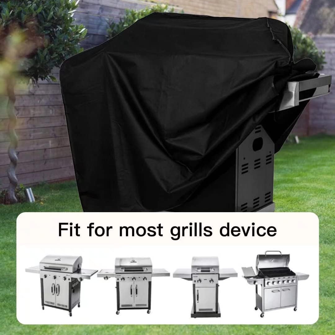 Housse de protection pour barbecue, coupe-vent, anti-UV, imperméable, anti-humidité et anti-poussière, 100 x 60 x 150 cm - 4