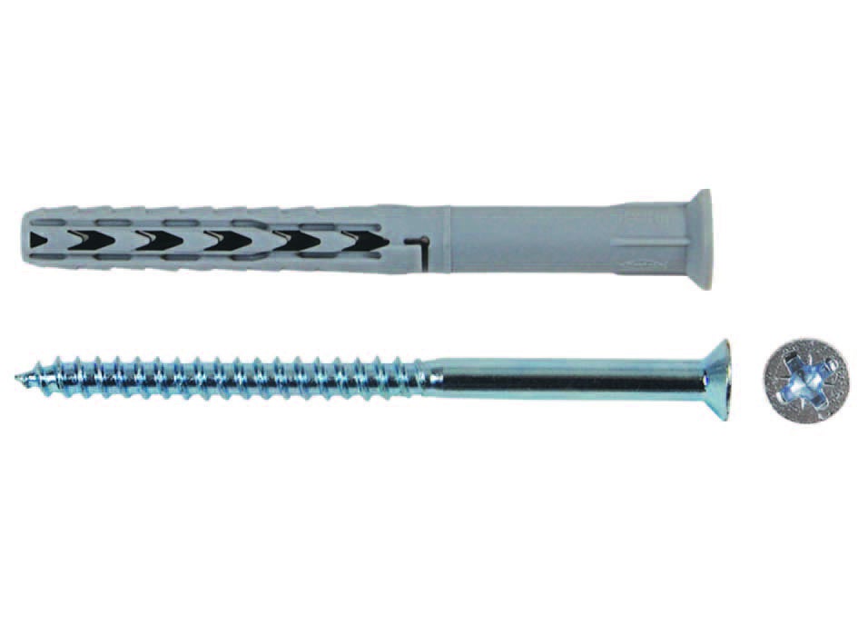 Fischer 50x Kołek rozporowy długi SXR 6X60 Z Wkręt z łbem stożkowym (PZ) - 503233