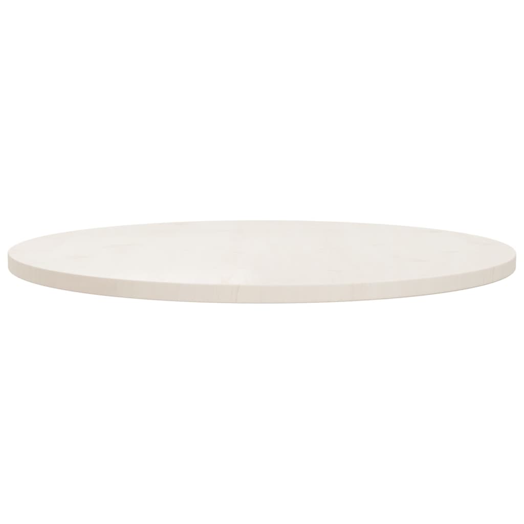 Tablero de mesa | superficie de mesa | tablero de escritorio madera maciza de pino blanco ø80x2,5 cm cfw29254