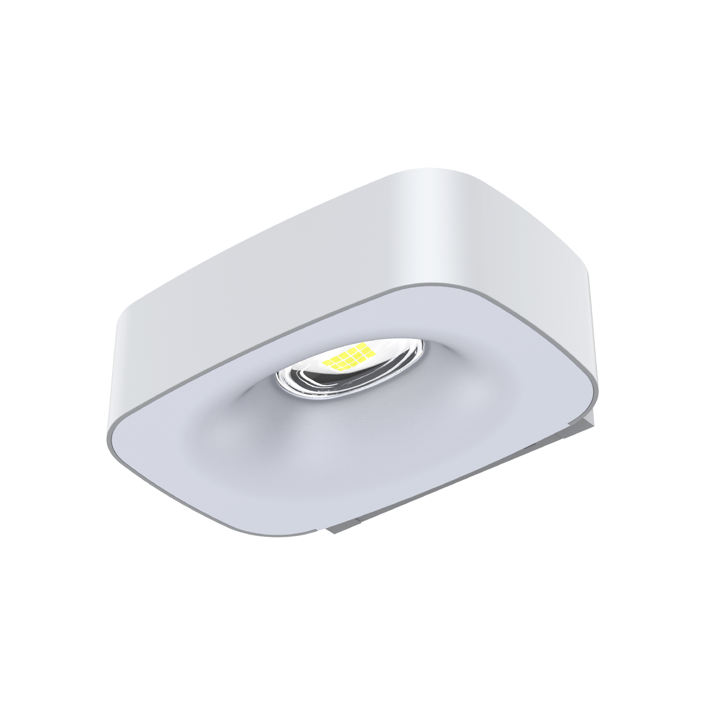 Aplic solar LED Alcapower 700lm IP65 bidirecțional cu senzor crepuscular - 4000K