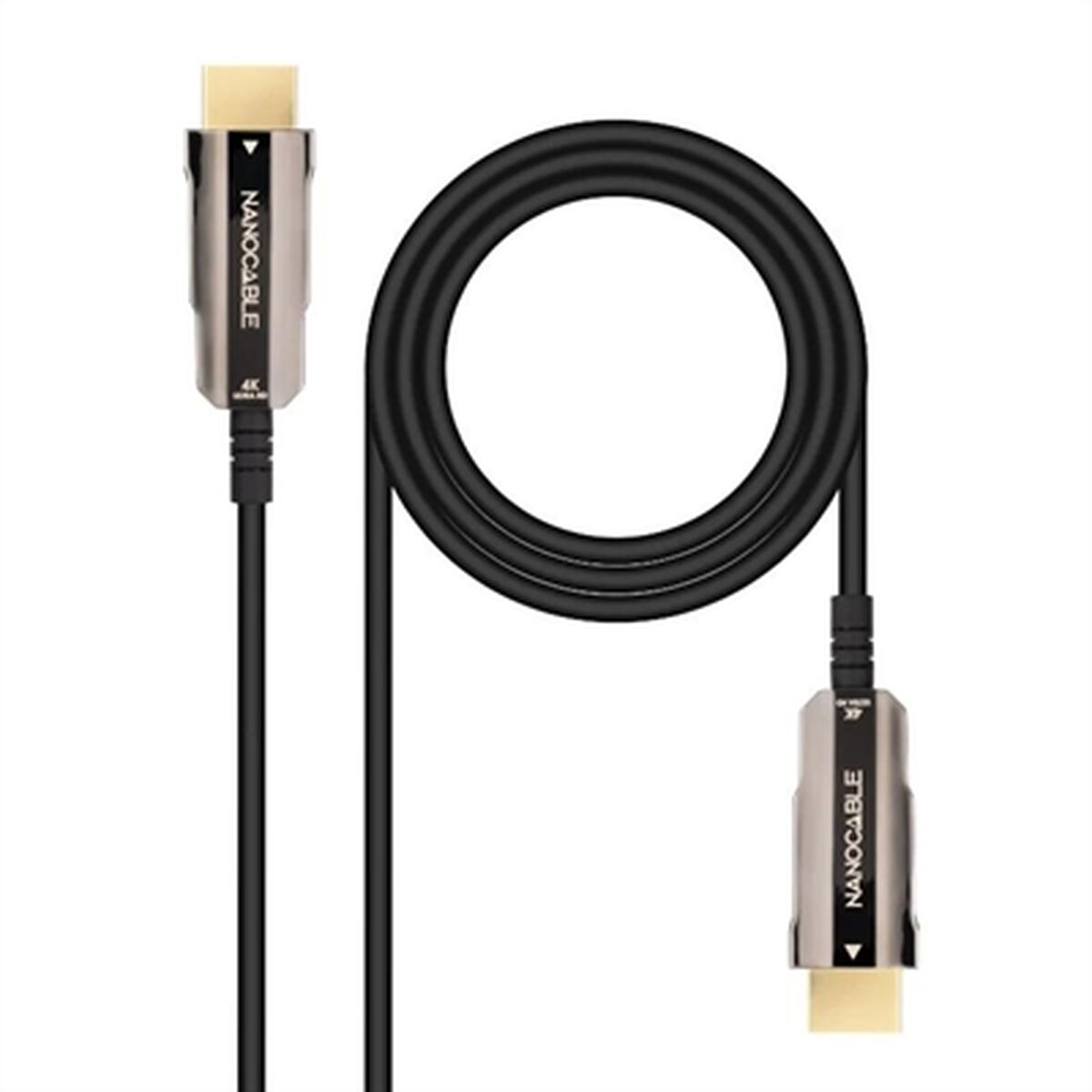 Nanocable Cable HDMI V2.0 AOC 4K@60Hz 18Gbps A/M-A/M, Negro, 10 m - Imagen 5
