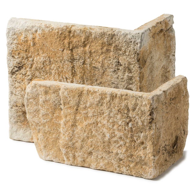 Chaînes d'angle pierre de parement extérieur Province ton rocaille (lot de 1 mètre linéaire) - RO'MA NATURE