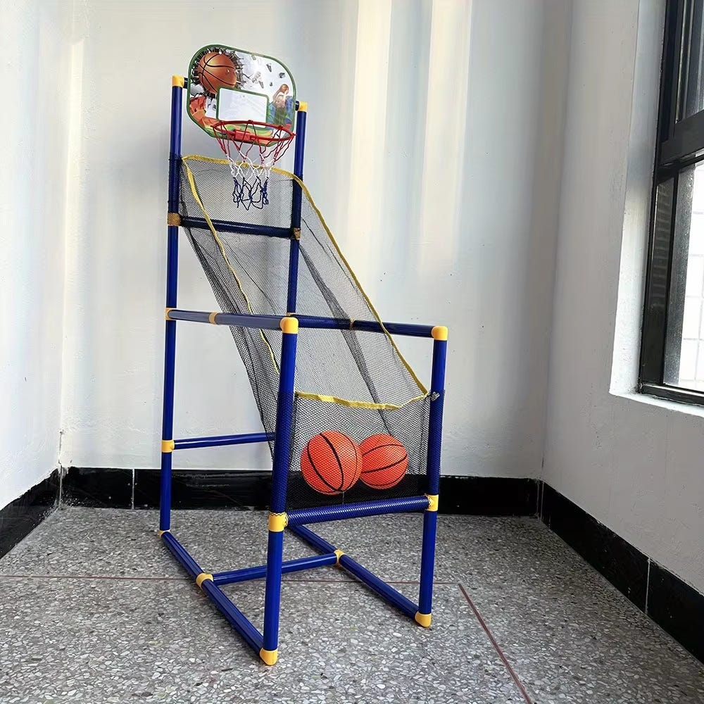Mini panier de basket d'intérieur - 40 x 30 cm - Avec 4 Balles de basket et marqueur Mini panier de basket d'intérieur - 40 x 30 cm - Avec 4 Balles de basket et marqueur