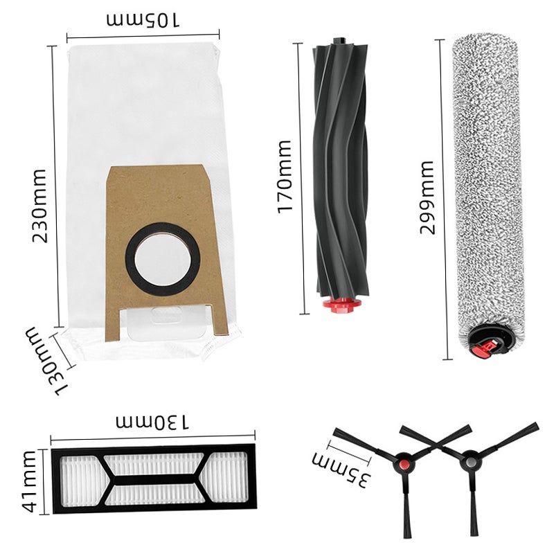 Kit De Remplacement Pour Aspirateur Robot Eufy 3 En 1 E20 Pour Garder
