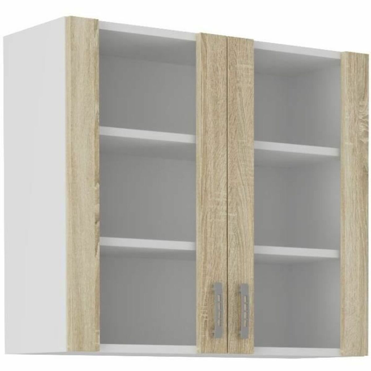 Meuble haut de cuisine Tokyo chêne 1 porte H39 x l80 | Leroy Merlin