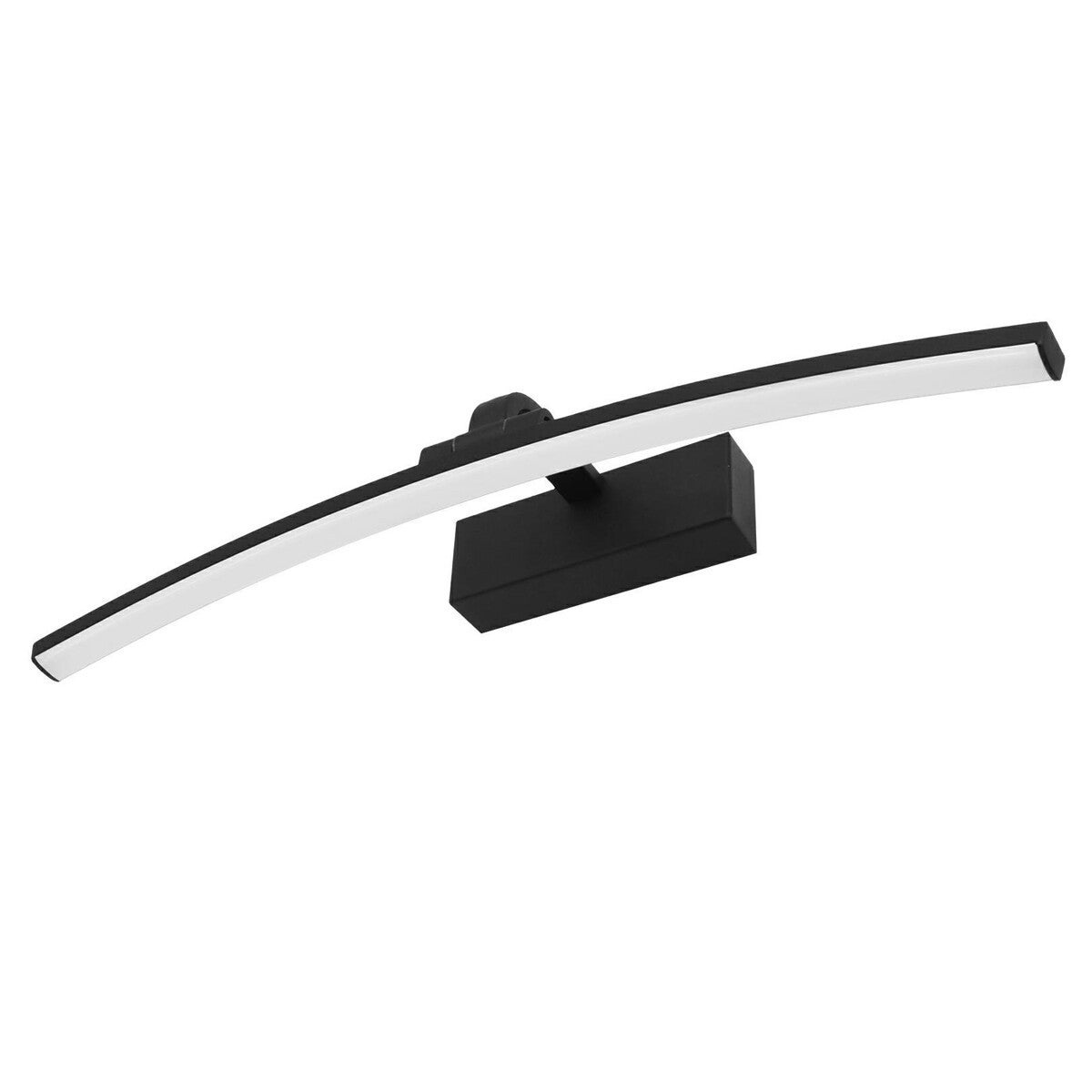 Kinkiet nad lustro TERRA LED 12W Neutralna biel 840lm czarno-biały wym: 12,5x50x5 cm IP44 IdeaLED