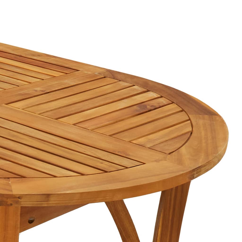 Table de jardin 150x90x75 cm Bois d'acacia solide vidaXL - 6