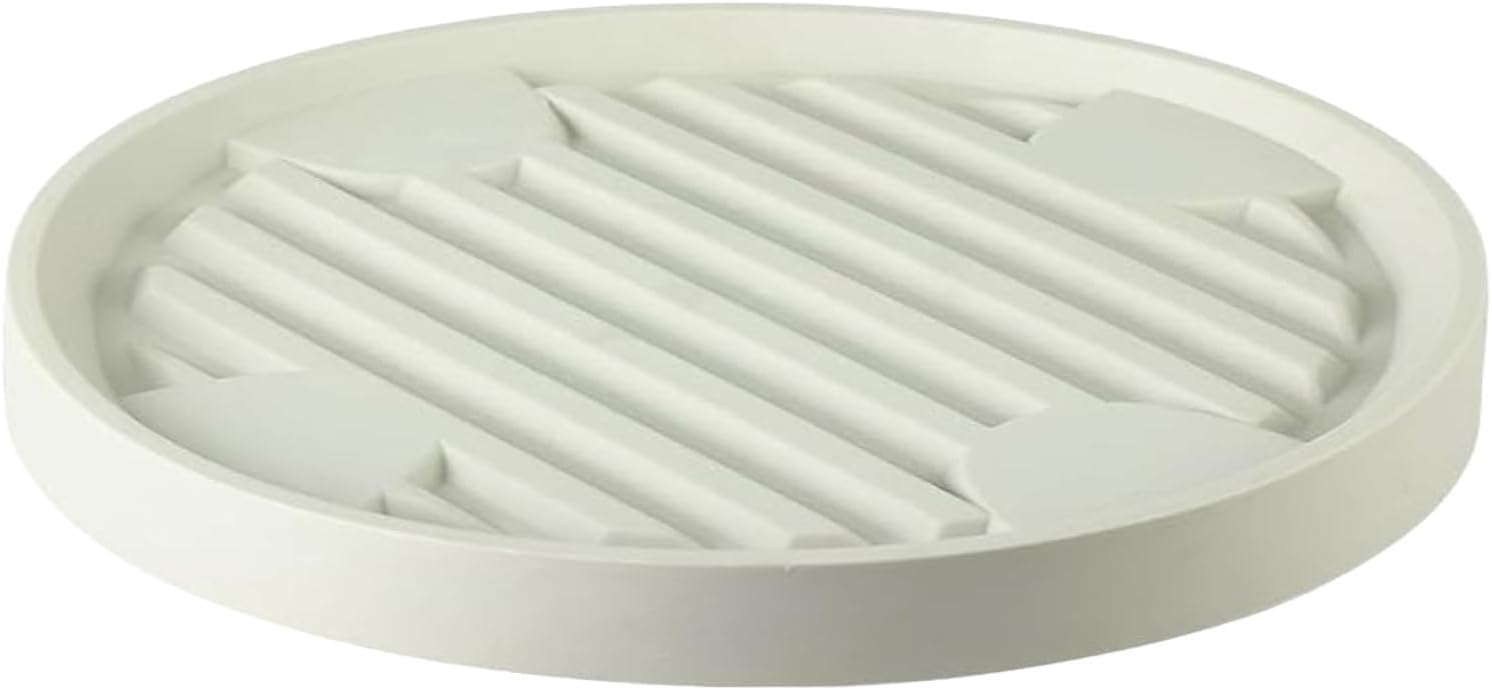 Beżowy wózek na doniczki z kółkami, średnica wewnętrzna 19,3 cm, do użytku wewnątrz i na zewnątrz, 1 sztuka