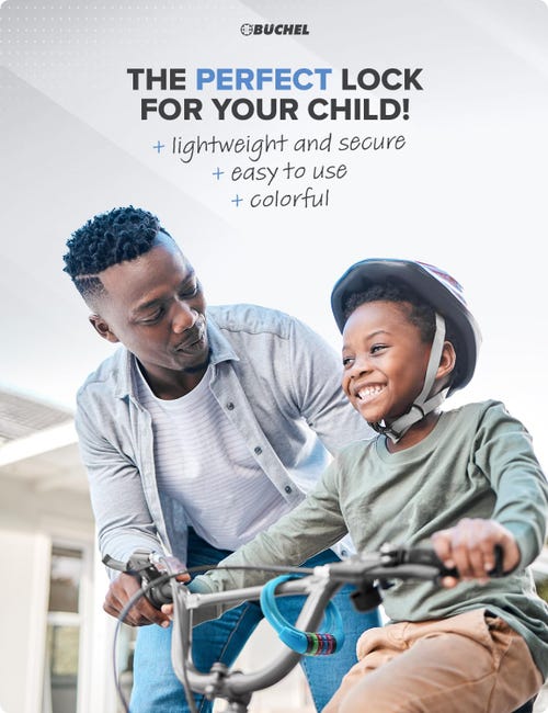 Antifurto Bicicletta Bambini A Combinazione | Cavo Acciaio 10mm | Colorato E Senza Chiave - Foto 5