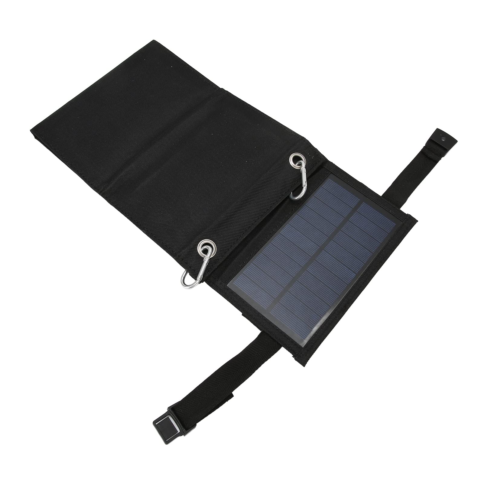 Pannelli solari pieghevoli da 10 W a 5 strati, portatili, ad alta efficienza di conversione, fonte di alimentazione in polisilicio, interfaccia di usc - 5