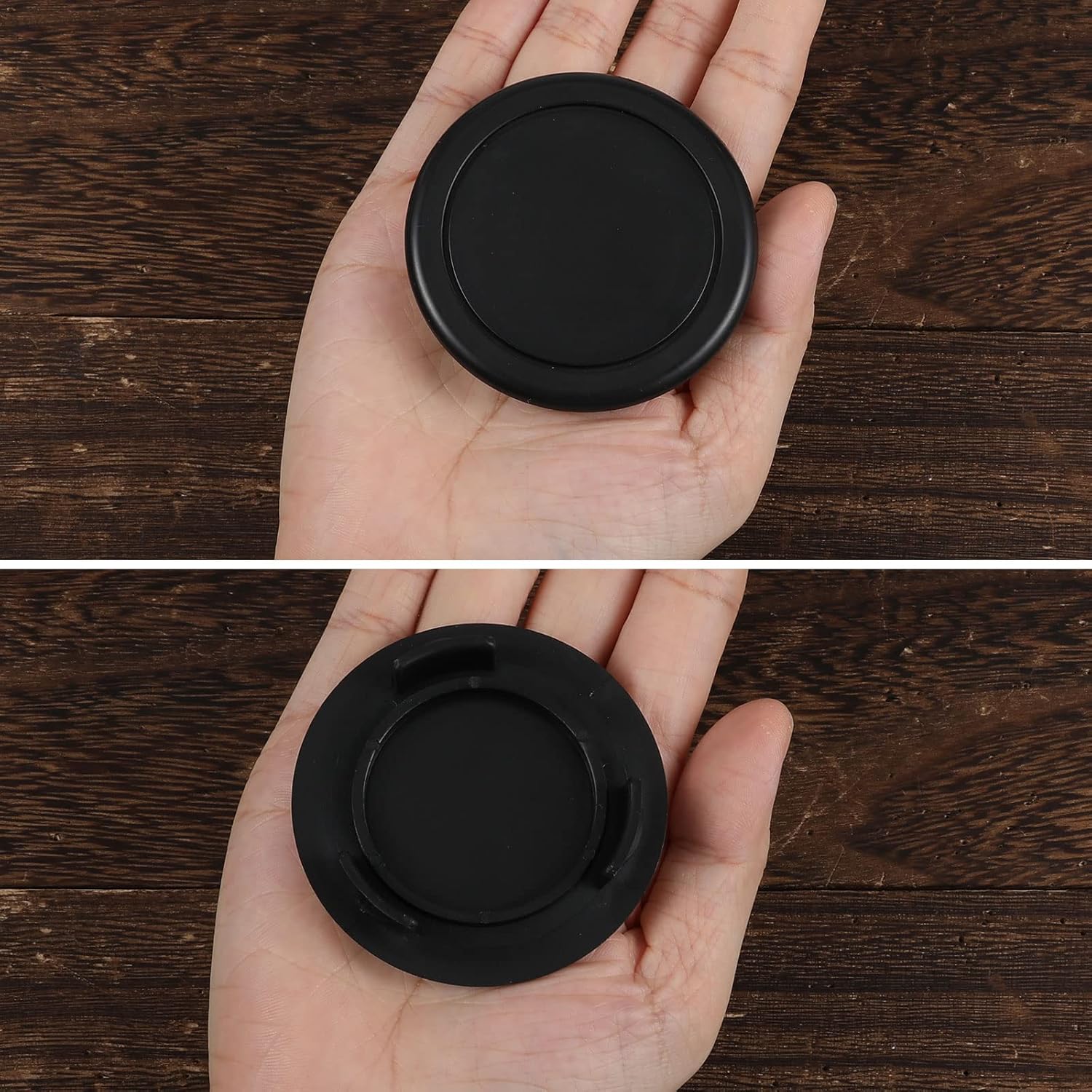 Set di coperture e tappi per fori per ombrelloni da giardino, inserti per fori per ombrelloni da tavolo, accessori per la copertura dei tappi (nero) | Leroy Merlin