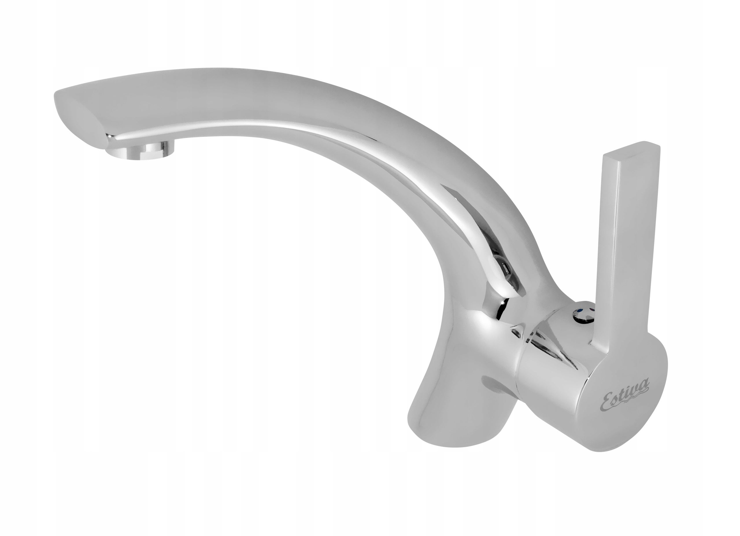 Bateria umywalkowa Estiva PIEGATO Chrome srebrna