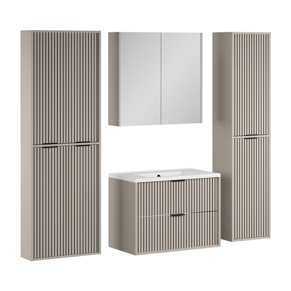 Vicco Zestaw mebli łazienkowych Ruford, Kaszmir, 5 części