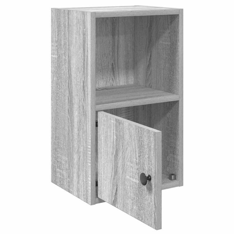 Bibliothèque sonoma gris 31x24x52 cm bois d ingénierie - 4