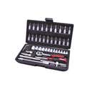 917.0648 Coffret de douilles F6 ¼'' CHROMEmat 47 pièces 917.0648 Coffret de douilles F6 ¼'' CHROMEmat 47 pièces