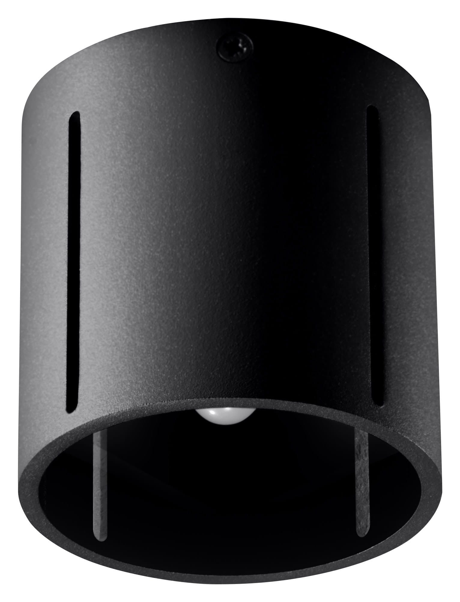 Reflektor sufitowy spot natynkowy Inez okrągły czarny 1xG9x40W wym: 10 x 10 cm metal Sollux Lighting
