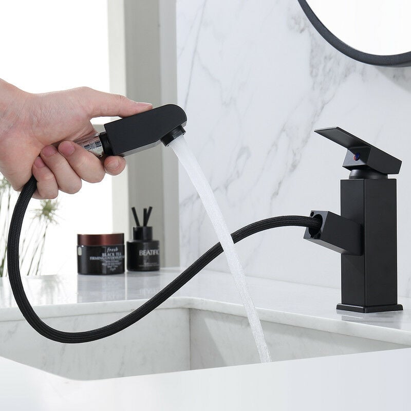 Robinet De Lavabo Mitigeur Avec Douchette Extractible - Marque Gotrays - Neuf