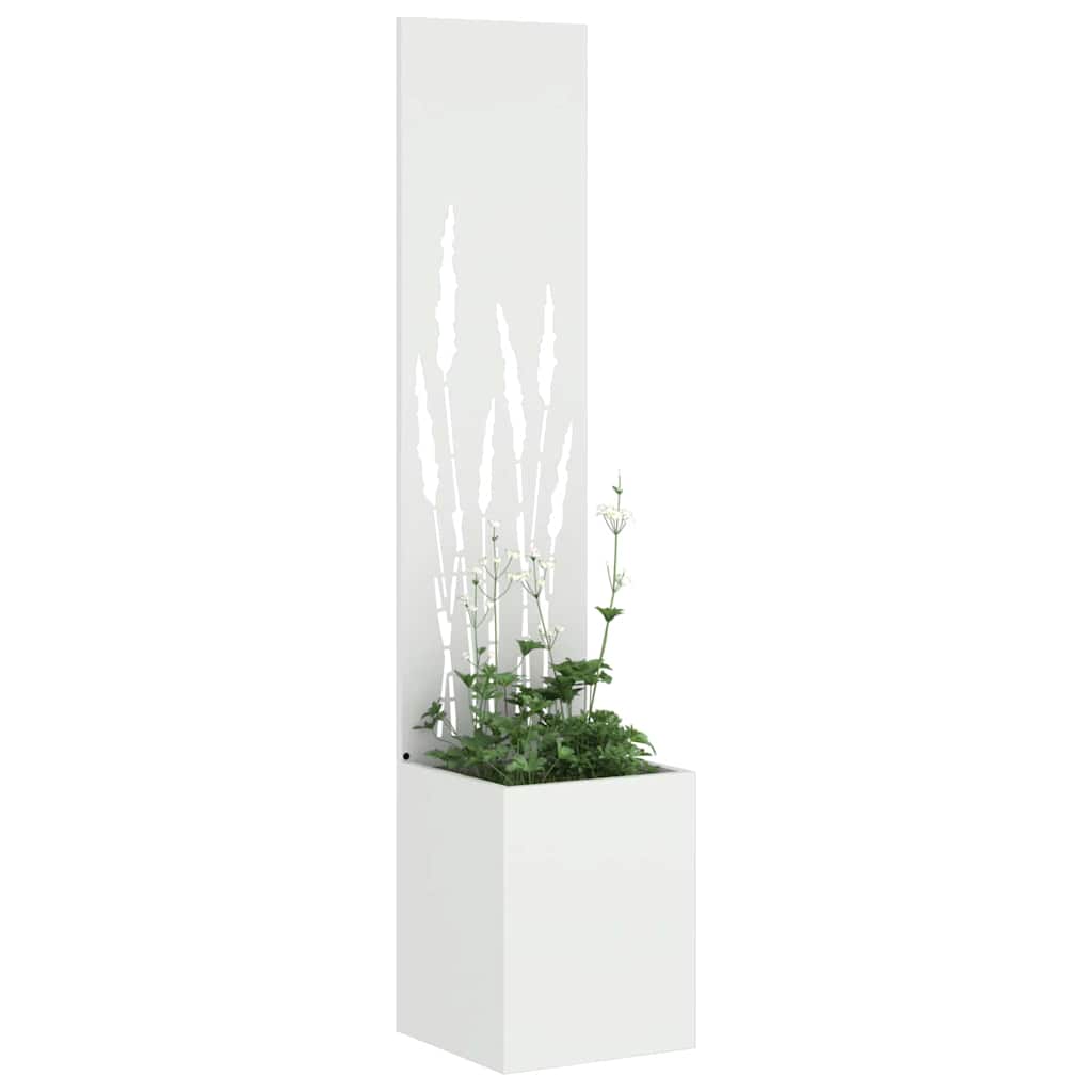 Écran de confidentialité de jardin Fretwork Blanc 32 x 150 cm vidaXL - 4