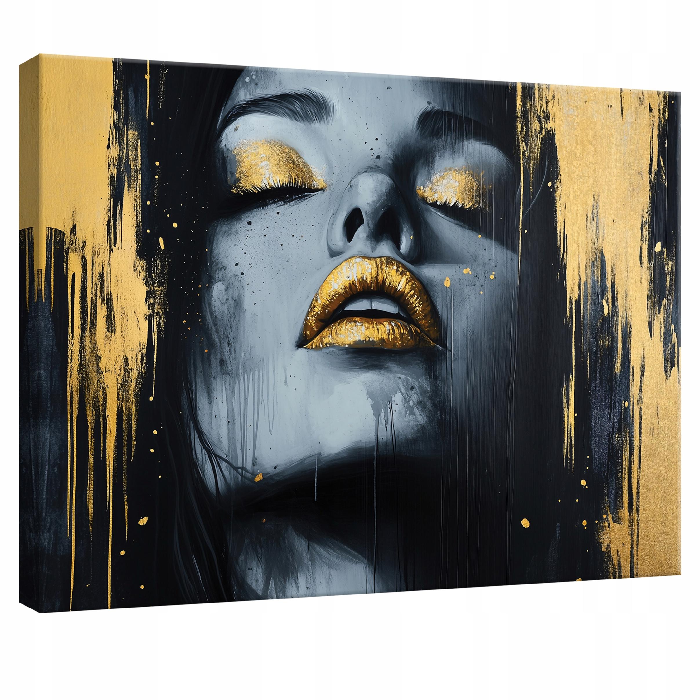 Tableau Pop Art Brigitte – Toile Modern, Décoration Murale Femme, Salon