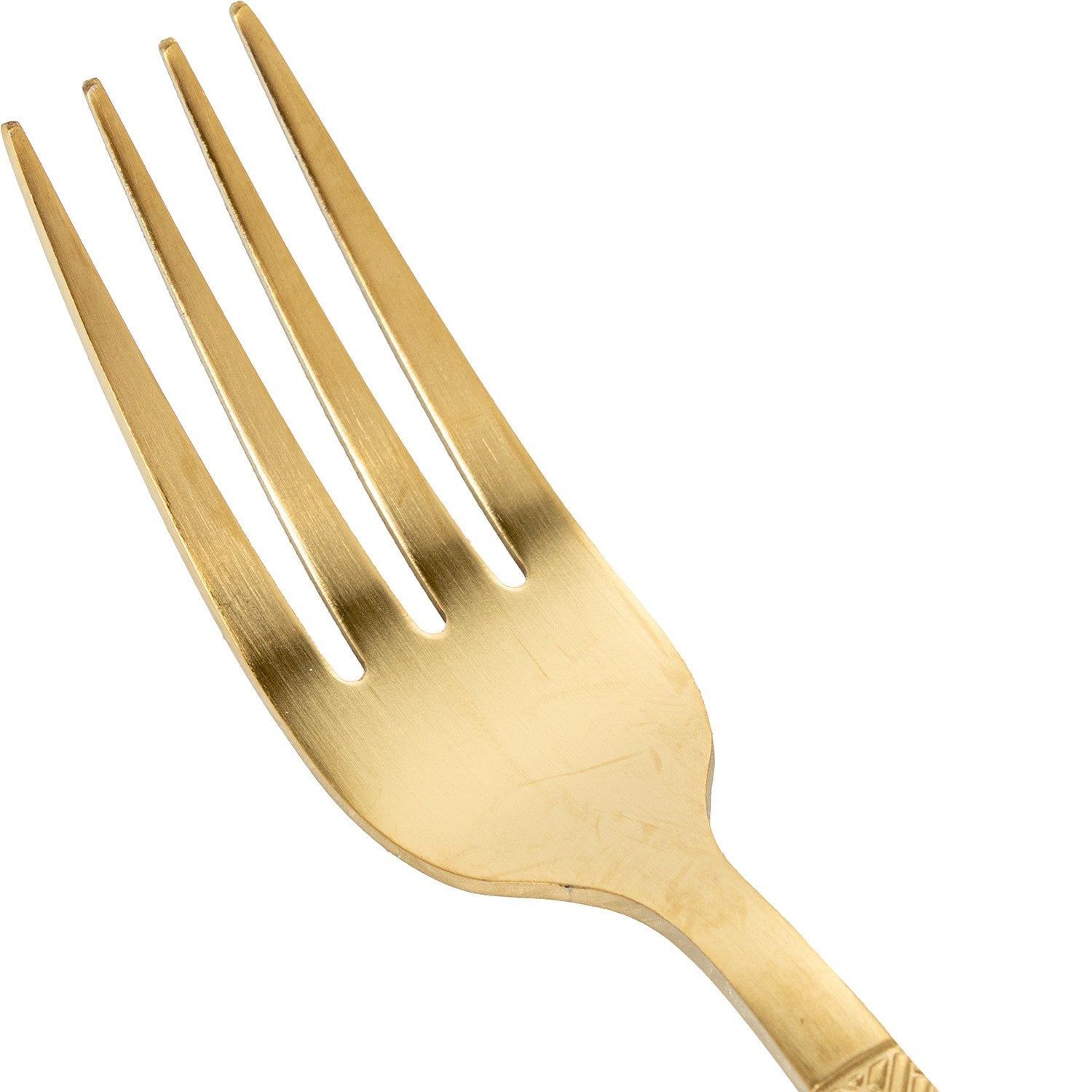 SET 24 CUBIERTOS ACERO INOXIDABLE DORADO MATE (ALBA)- Envio gratuito en Península - 4