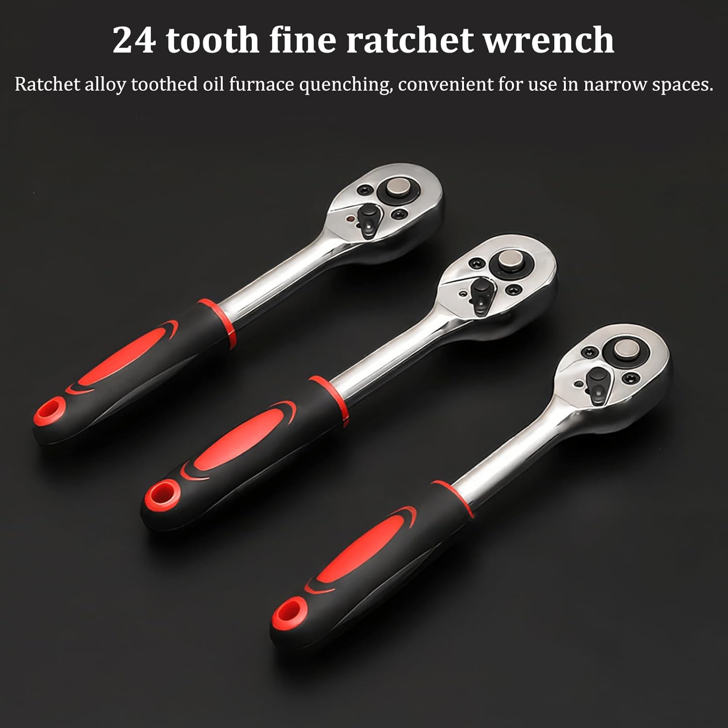 Coffret à Outils 53 Pièces Chrome Vanadium - Cliquet, Douilles, Tournevis - Boîte Orange - Neuf 10kg