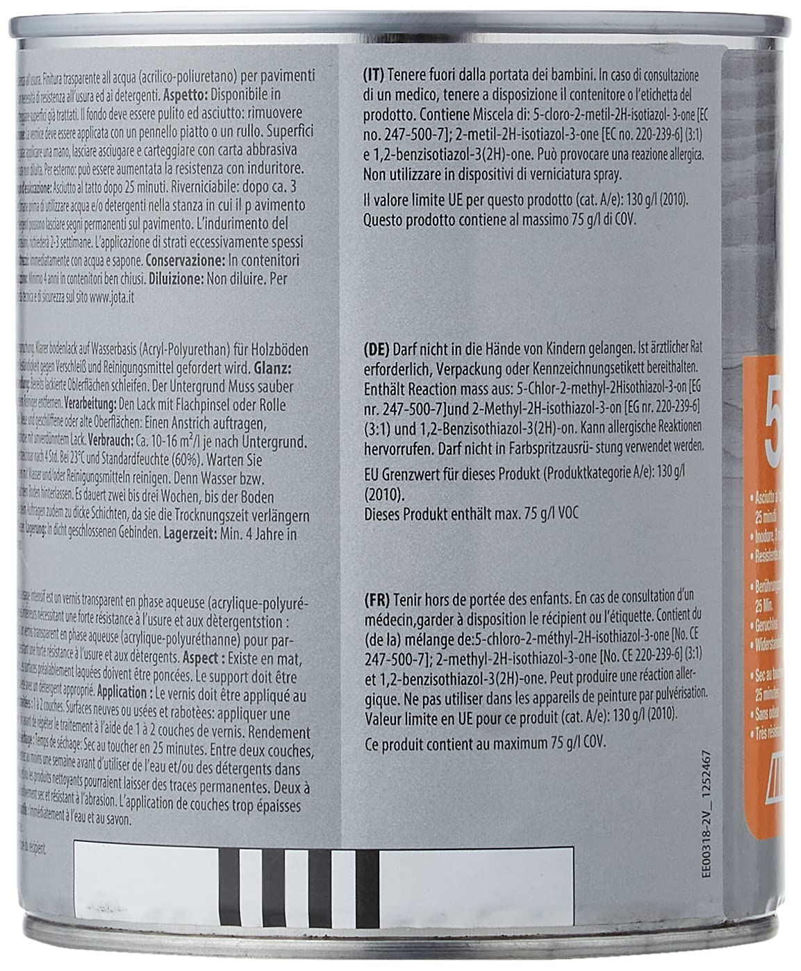 Gori SCHIARENTE Per Legno Esterno - Sbiancante Concentrato 1L | Effetto Rigenerante - Foto 5