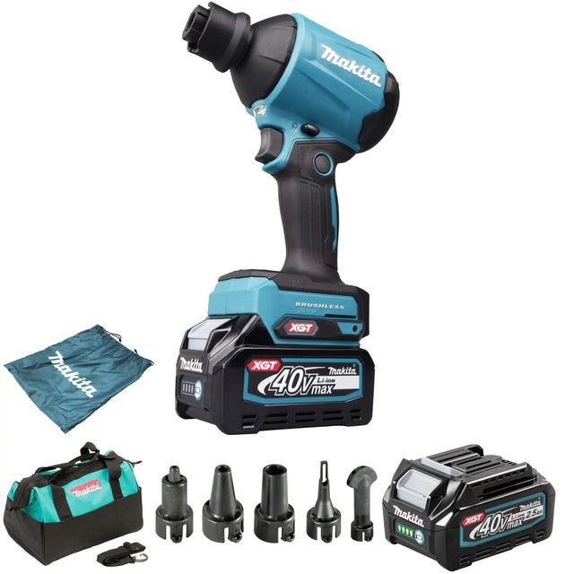 Makita AS001GD101 Soffiatore a pistola 4 velocità a batteria 40 V