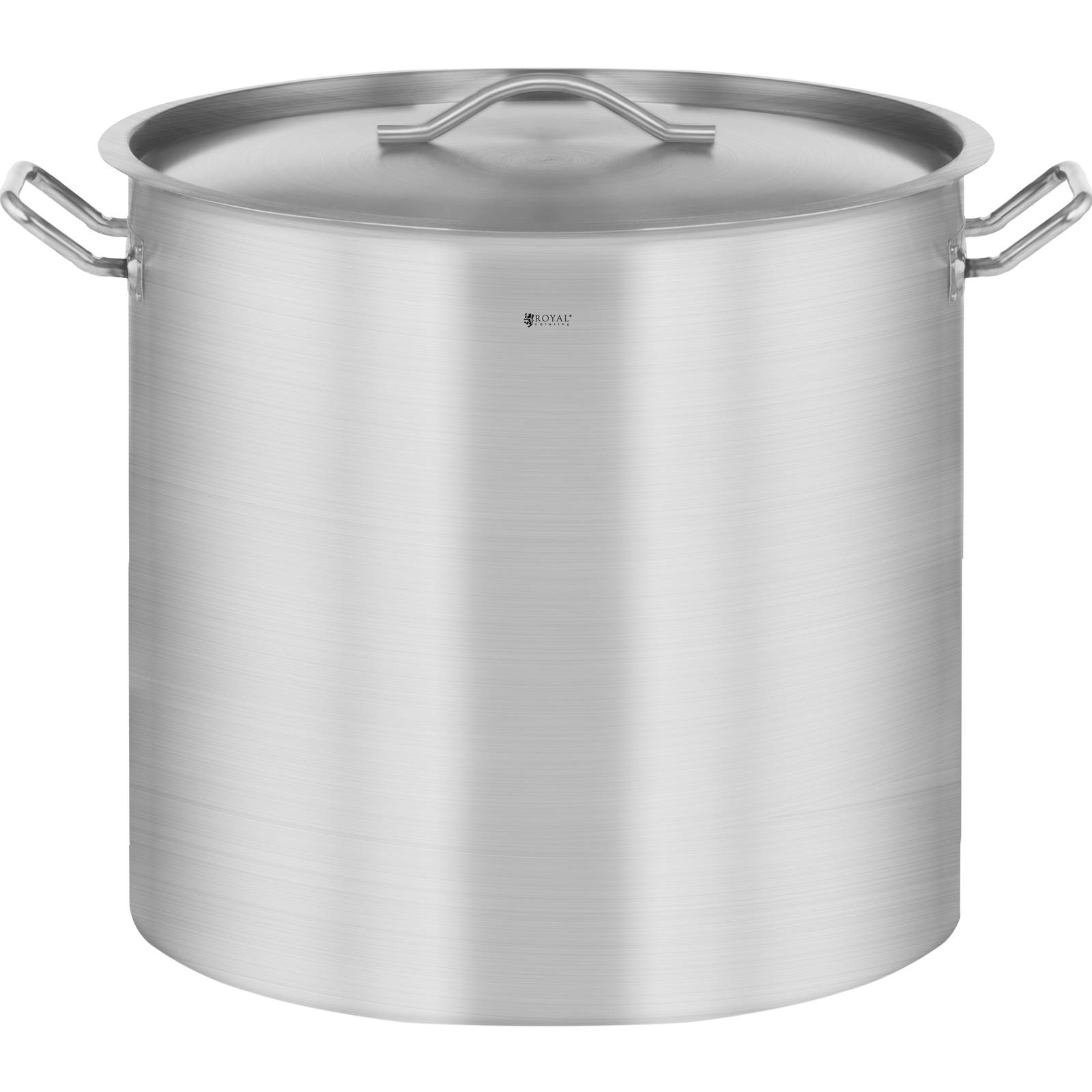 Pentola Per Gastronomia In Acciaio Inox Da 35 Litri - Con Coperchio, Fondo Spesso, Per Induzione, Ideale Per Zuppe E Pasti Per Grandi Gruppi