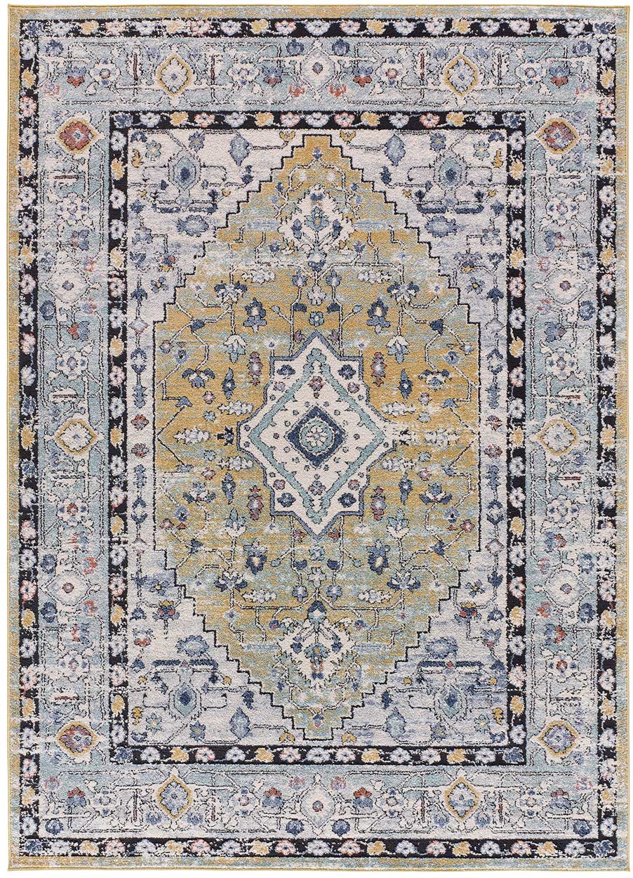 Tapis intérieur multicolore rectangulaire l.140 x L.200 cm MABEL vintage - ATTICGO - 2