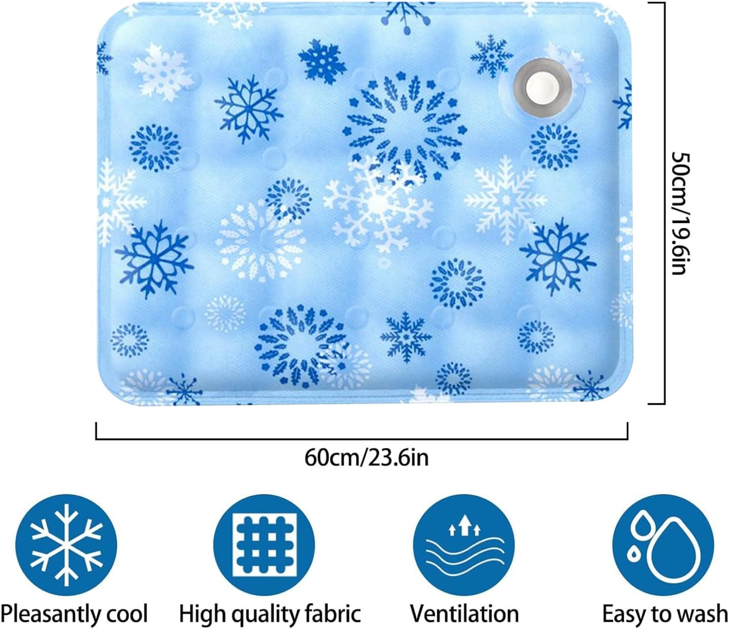 Tapis de refroidissement pour animaux de compagnie pour chiens et chats, tapis de glace en gel pour la chaleur, zupa PCV i tkanina Oxford - 2