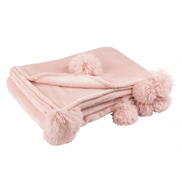 Plaid coton VALOU - rose Becquet | 3 SUISSES